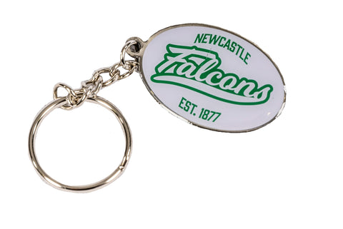 Newcastle Falcons Dome Keyring